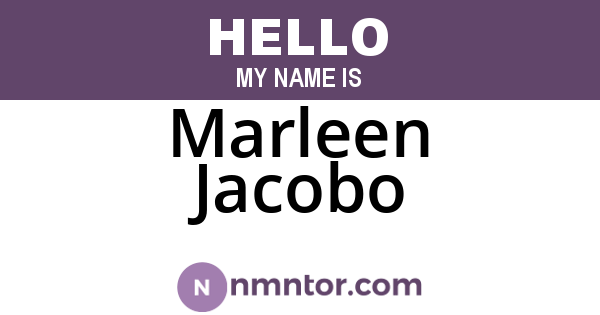 Marleen Jacobo