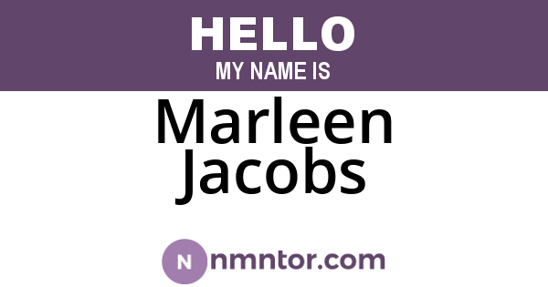 Marleen Jacobs