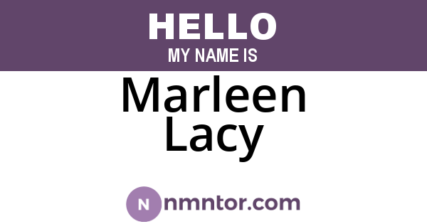 Marleen Lacy