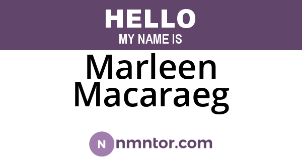 Marleen Macaraeg