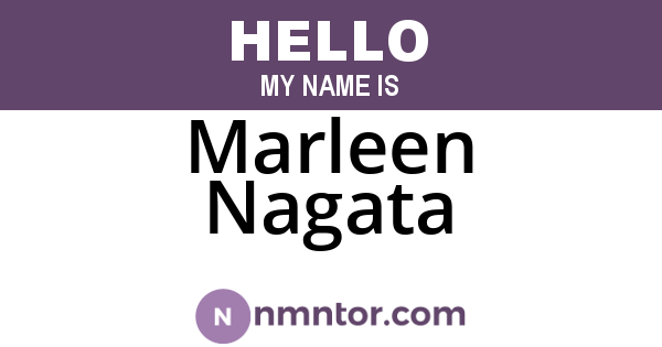 Marleen Nagata