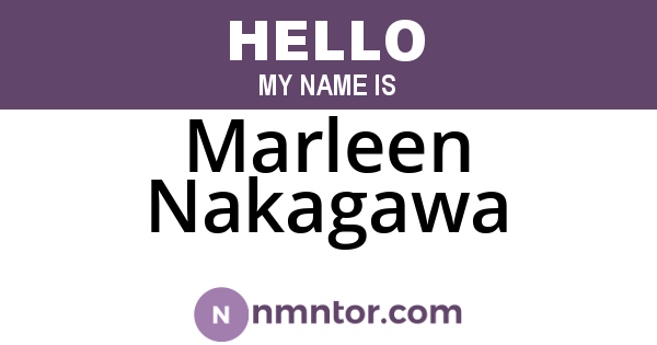 Marleen Nakagawa