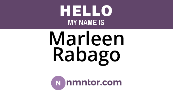 Marleen Rabago