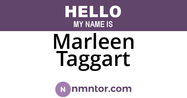 Marleen Taggart