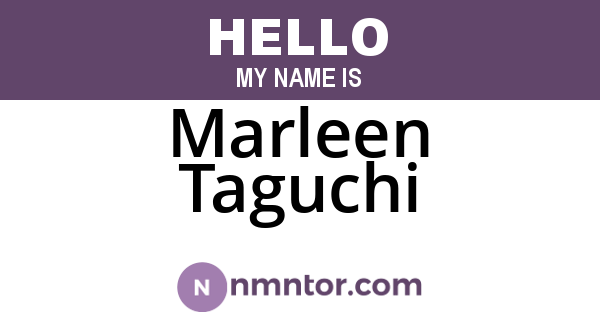 Marleen Taguchi
