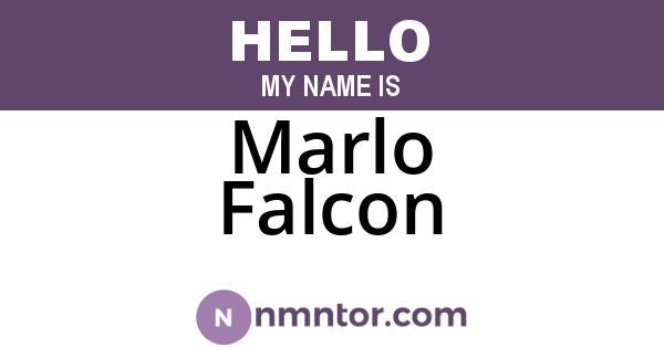 Marlo Falcon