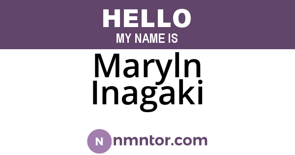 Maryln Inagaki
