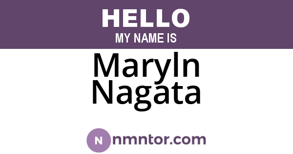 Maryln Nagata