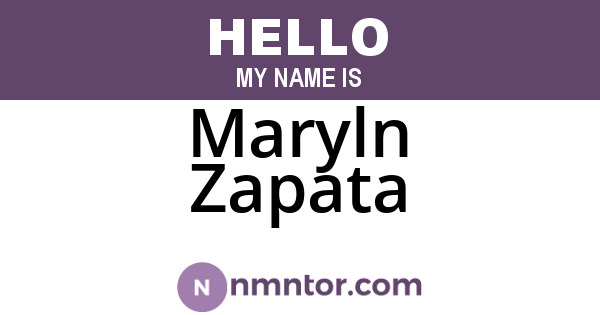 Maryln Zapata