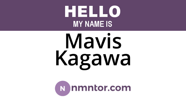 Mavis Kagawa