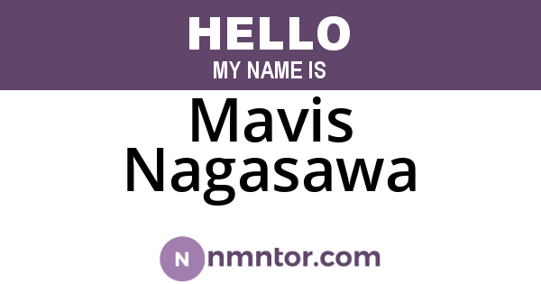 Mavis Nagasawa