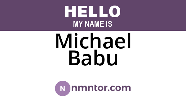 Michael Babu