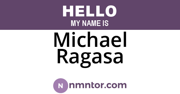 Michael Ragasa