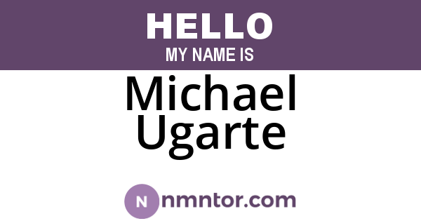 Michael Ugarte