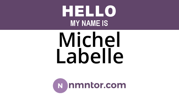 Michel Labelle