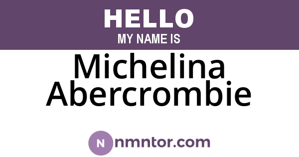 Michelina Abercrombie
