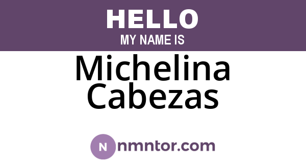 Michelina Cabezas