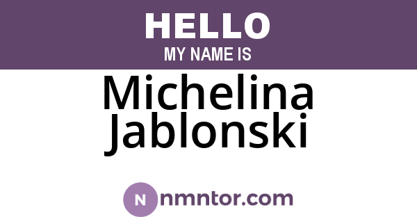 Michelina Jablonski