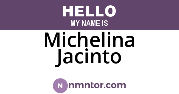 Michelina Jacinto
