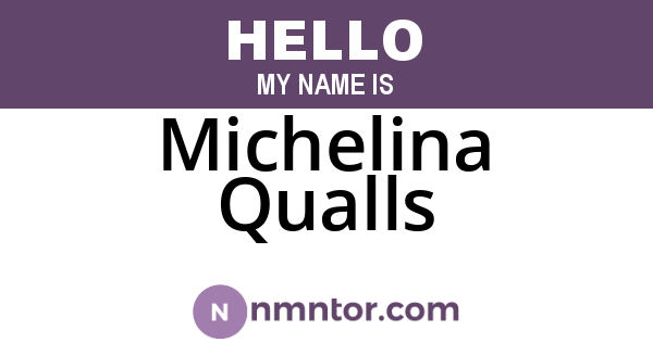 Michelina Qualls