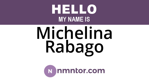 Michelina Rabago