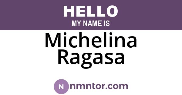 Michelina Ragasa