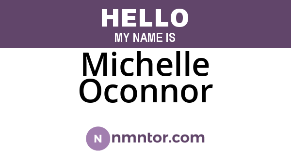 Michelle Oconnor