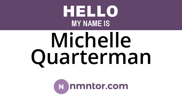 Michelle Quarterman