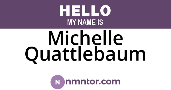 Michelle Quattlebaum