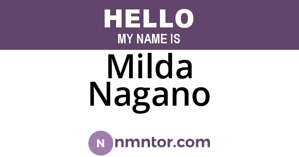 Milda Nagano