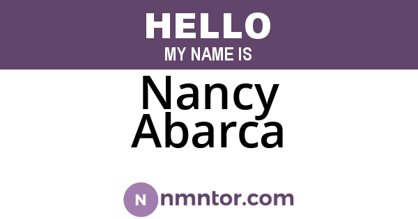 Nancy Abarca