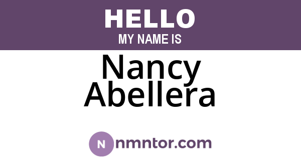 Nancy Abellera