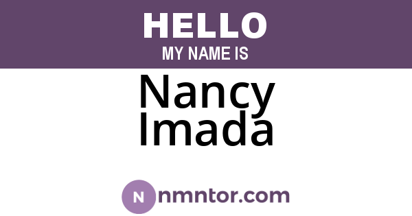 Nancy Imada