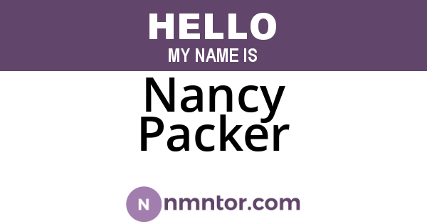 Nancy Packer