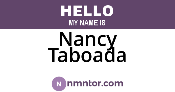 Nancy Taboada