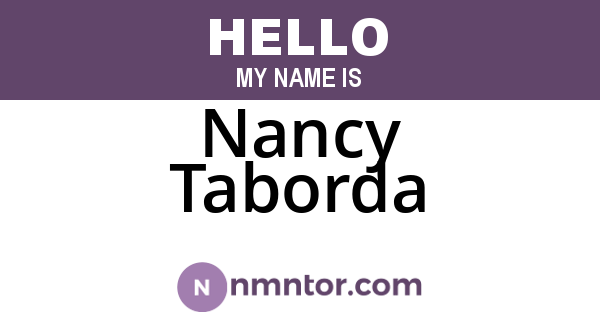 Nancy Taborda