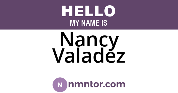 Nancy Valadez