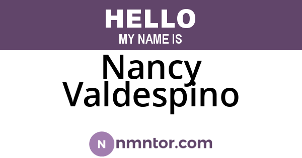 Nancy Valdespino