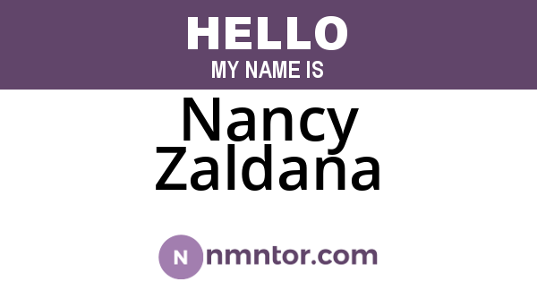 Nancy Zaldana