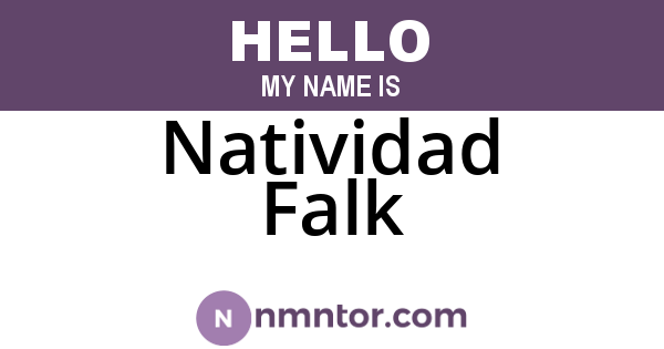 Natividad Falk