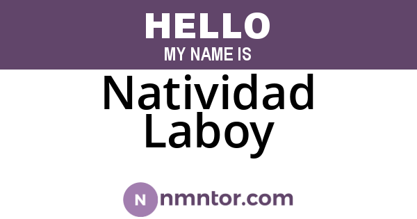 Natividad Laboy