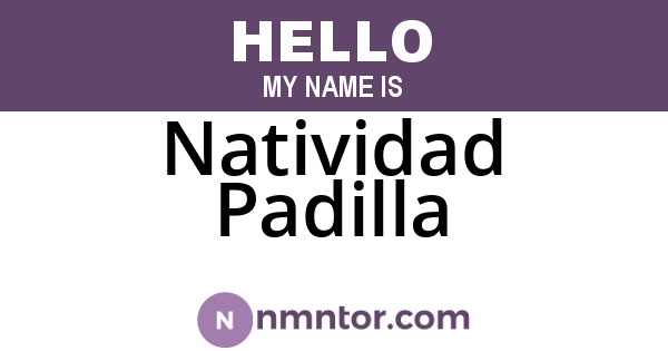 Natividad Padilla