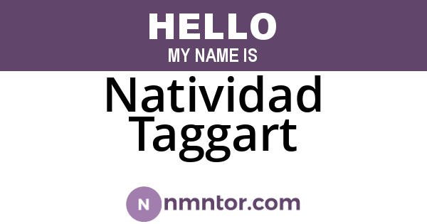 Natividad Taggart