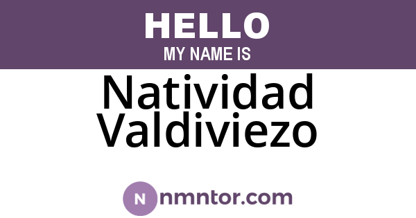 Natividad Valdiviezo