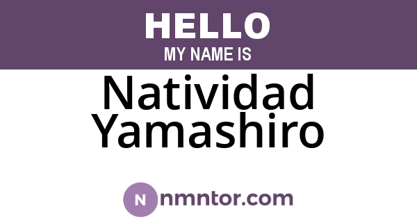 Natividad Yamashiro