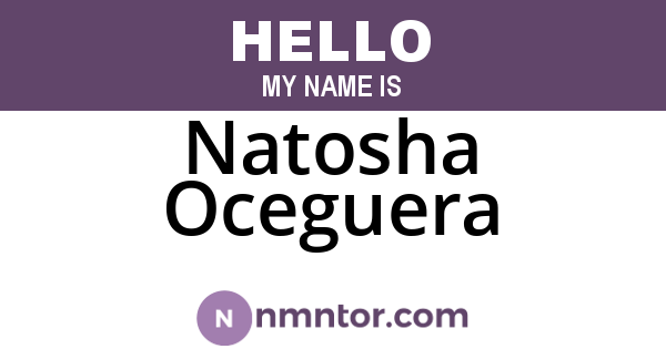 Natosha Oceguera