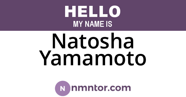Natosha Yamamoto