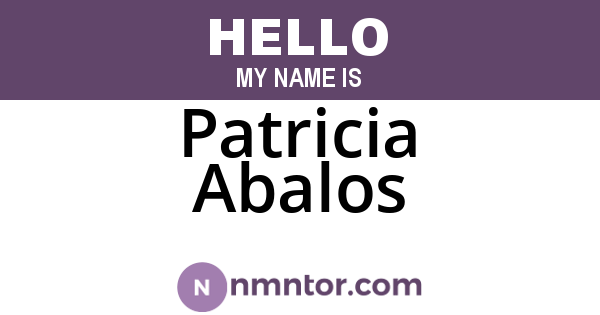 Patricia Abalos