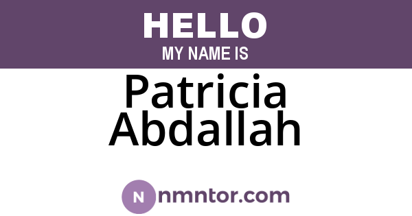 Patricia Abdallah