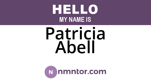 Patricia Abell